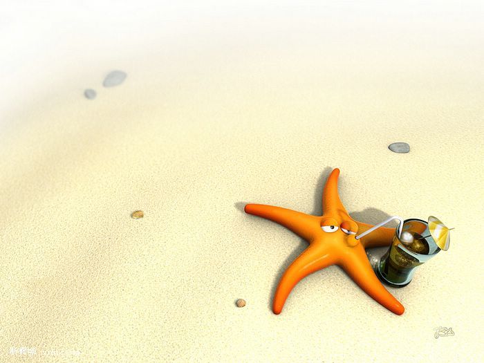 [wallcoo_com]_funny_3d_animal_wallpaper_00Starfish_by_nicobou.jpg